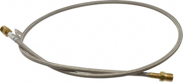 Midwest Flexible Hose Inc 03318698 48" OAL, 1/4" ID, 3,000 Max psi, Flexible Metal Hose Assembly