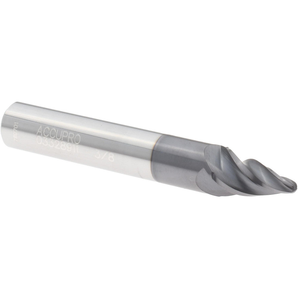 Accupro 03328911 Barrel Cutter End Mills End Type Taper Form Material Solid Carbide Taper Angle Per Side 15 Small End Diameter (mm) 9.53 Shank Diameter (mm) 9.53 Length of Cut (mm) 14.99