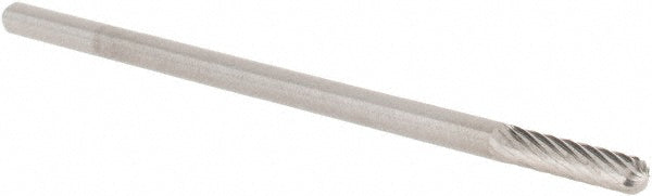 M.A. Ford 69030020L3 Abrasive Bur SC-42L3, 1/8" Cut Dia, Ball Nose Cylinder, Single Cut