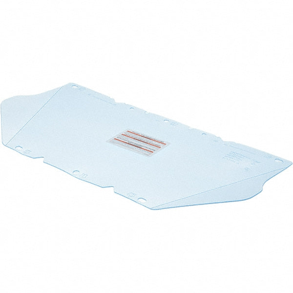 MSA 10115837 Face Shield Windows & Screens Chin Protector, Clear, 8" High, 0.04" Thick