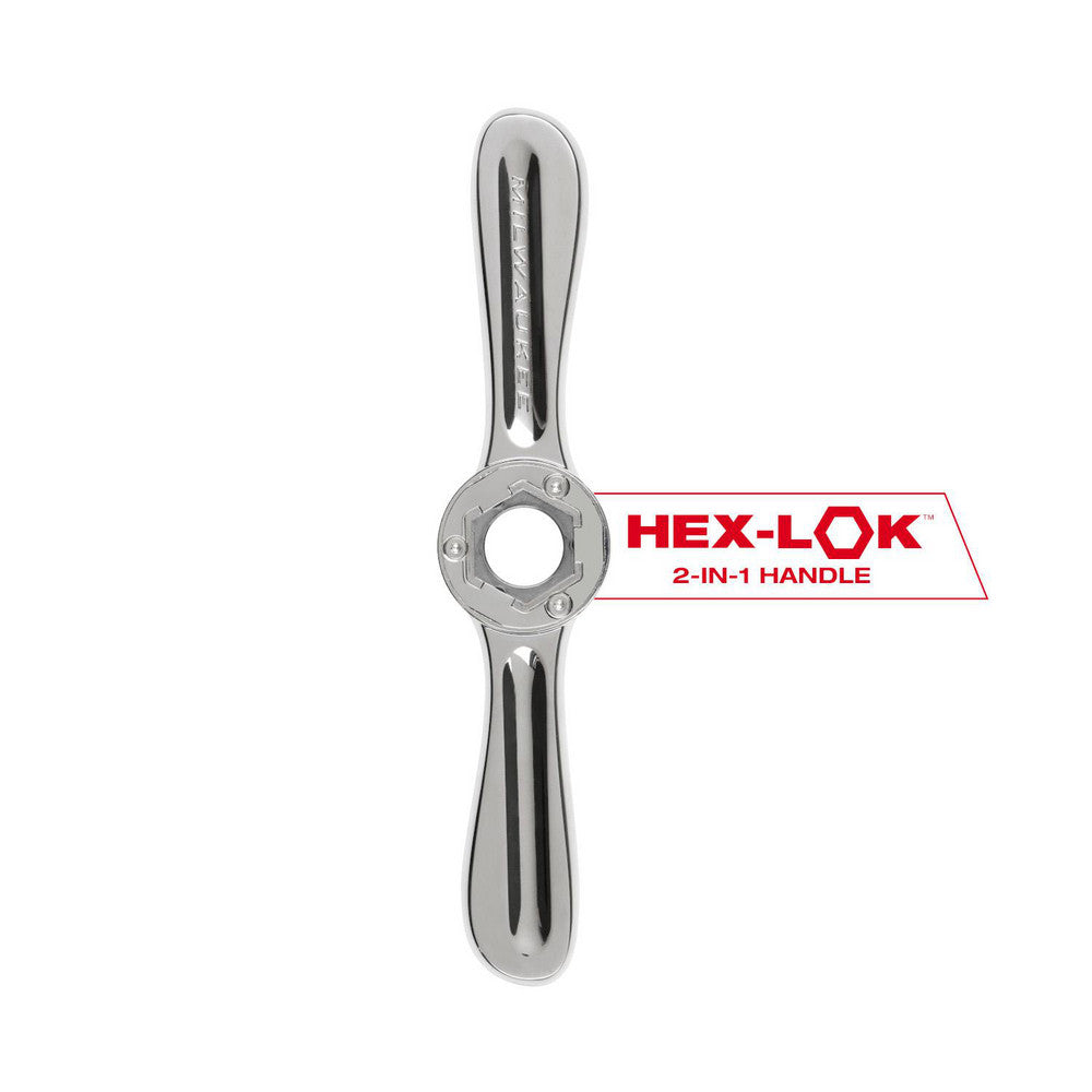 Milwaukee Tool 49-57-5002 Combination Tap & Die Wrenches Hex Size (Inch) 1 Maximum Tap Size Compatibility (Inch) 1/2 Material Metal Includes (1) Hex-LOK 2-IN-1 Handle