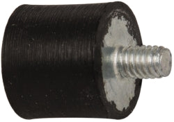 Tech Products 51040 9.5 Lb Capacity, 8-32 Plate/Stud Vibration Isolator