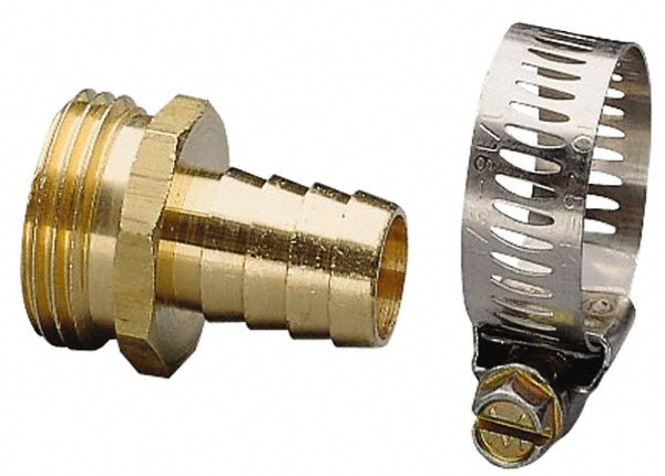 Nelson 854534-1001 Garden Hose Fitting Male, 3/4", Brass