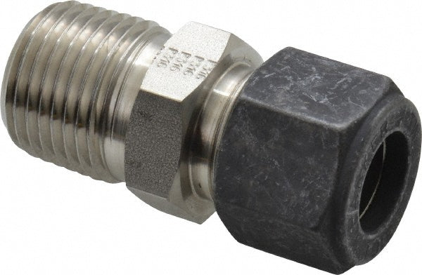 Parker 8-8 FBZ-SS Compression Tube Connector 1/2" Thread, Compression x MNPT