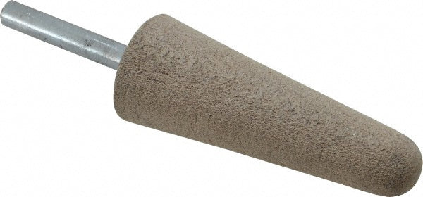 Cratex A3A80CXH 1/4 Mounted Point 2-3/4" Thick, 1/4" Shank Dia, A3, 80 Grit, Medium