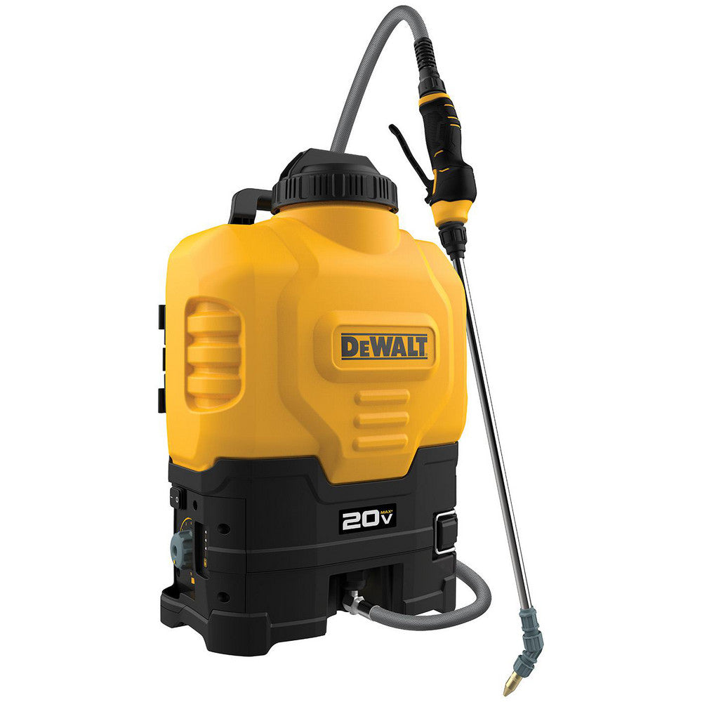 DeWALT 190742 Garden Sprayers Sprayer Type Backpack Sprayer Tank Material Polyethylene Volume Capacity 4 gal Spray Pattern Stream Cone Foam Chemical Safe Yes