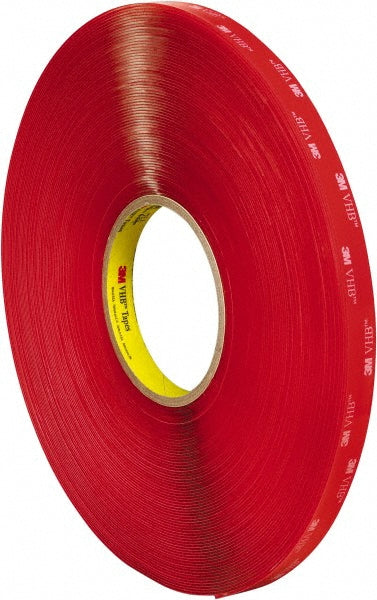 3M 7000028926 Polyethylene Film Tape 1/4" Wide, 36 yd Long, Acrylic Adhesive