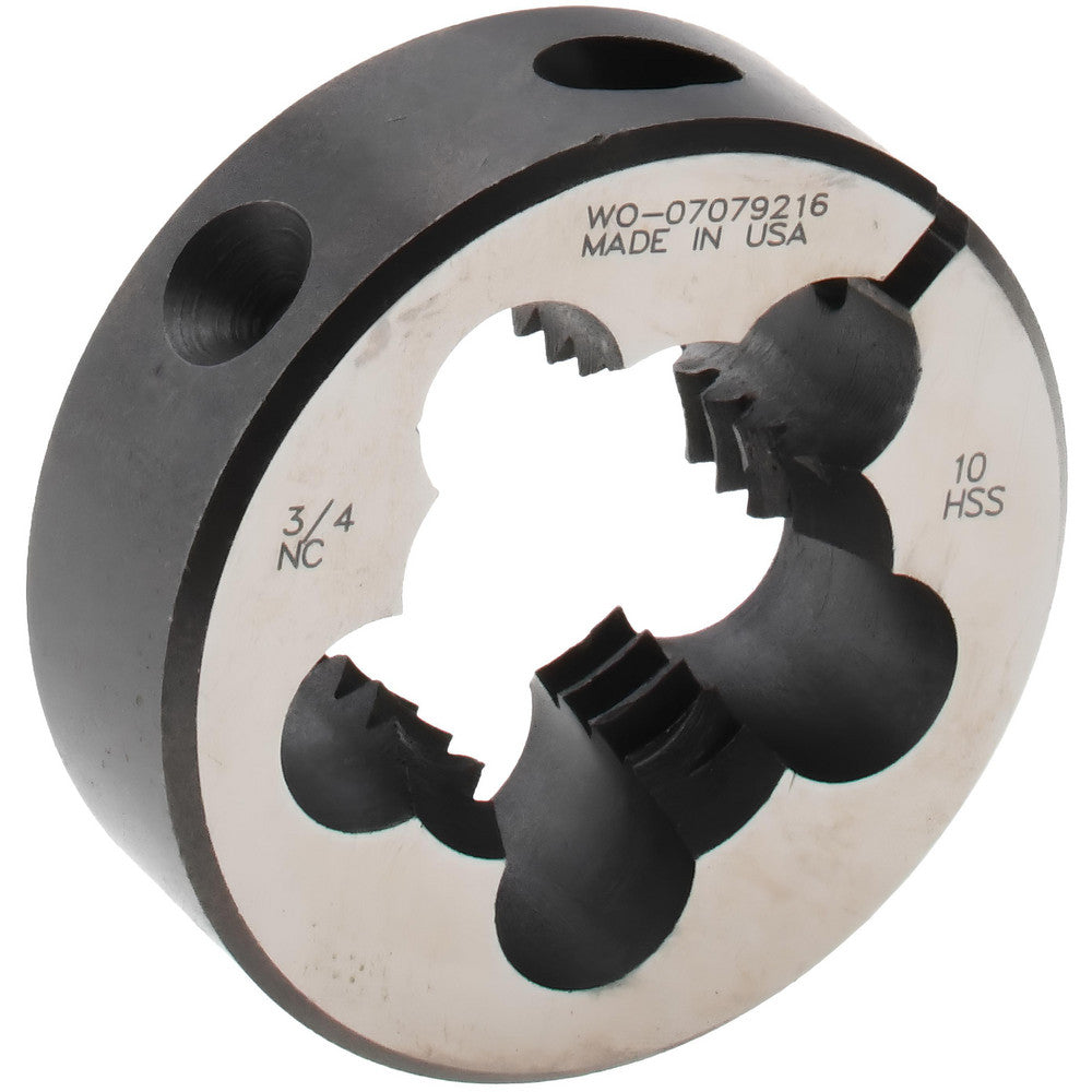 Made In USA Dies 03694510 Round Die 3/4-10, High Speed Steel
