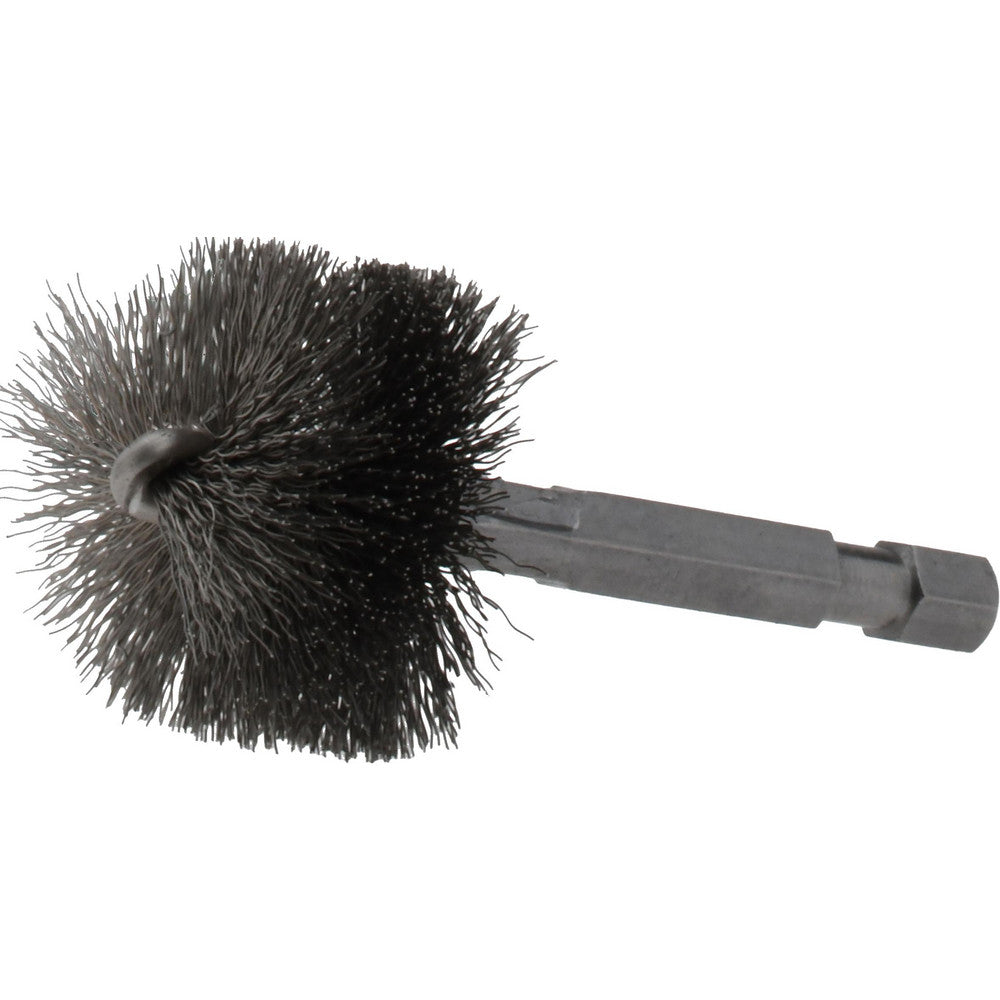 THE MILL-ROSE COMPANY 09-660016-HS 1 Inch Inside Diameter, 1-1/8 Inch Actual Brush Diameter, Stainless Steel, Power Fitting and Cleaning Brush