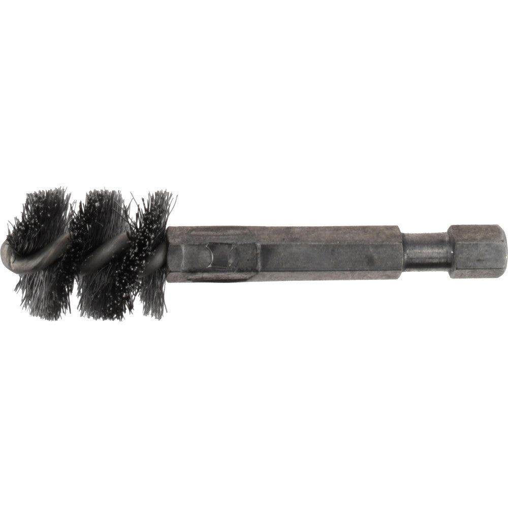 THE MILL-ROSE COMPANY 09-660008-H 1/2 Inch Inside Diameter, 5/8 Inch Actual Brush Diameter, Carbon Steel, Power Fitting and Cleaning Brush