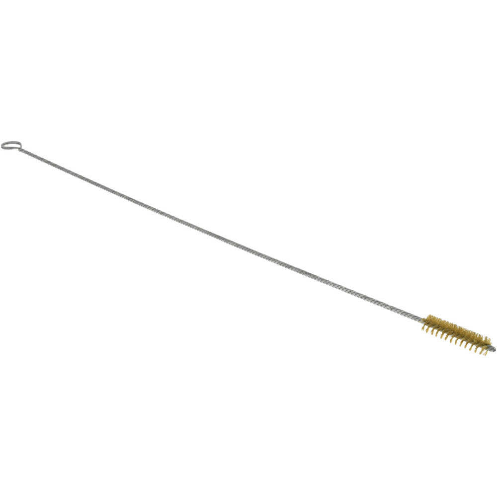 The Mill-Rose Company 09-230618 1-1/2" Long x 3/8" Diam Brass Twisted Wire Bristle Brush