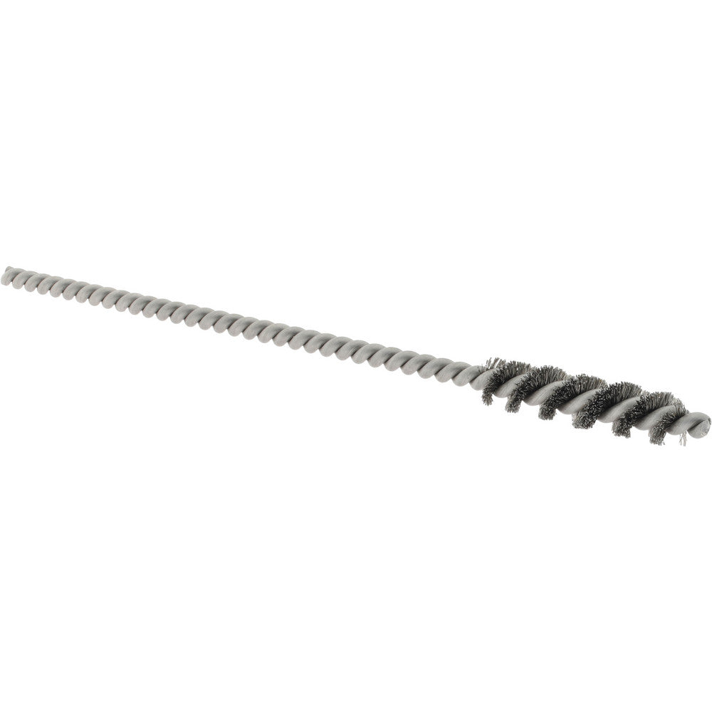 The Mill-Rose Company 09-320387-1 Power Tube Brush 0.236" Dia, Helical, Stainless Steel