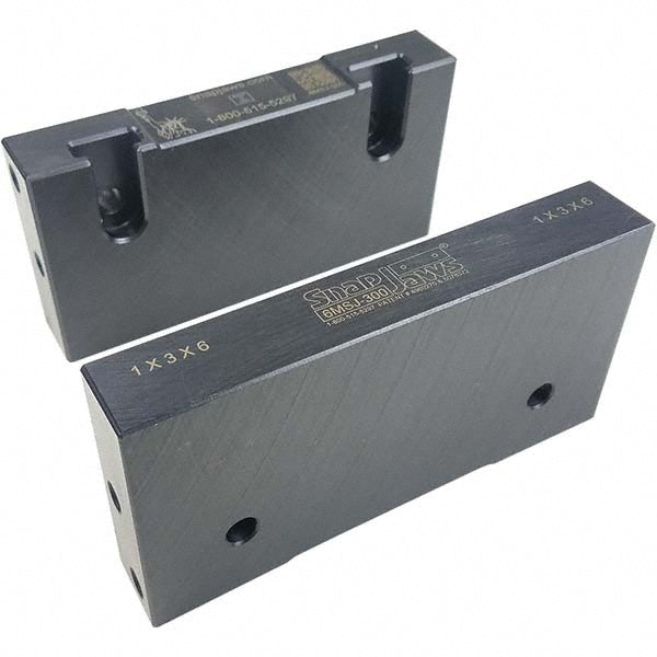 Snap Jaws 6MSJ-300 Vise Jaw 6.00" Wide, 3" High, 1.0000" Thick, Flat