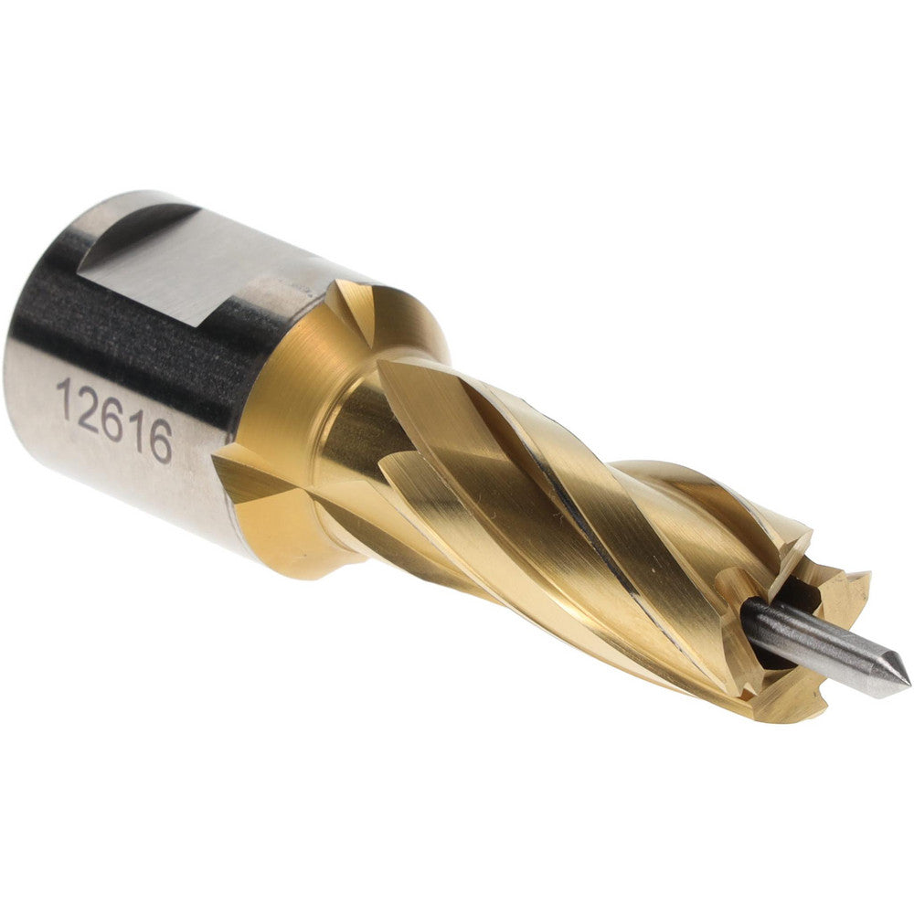 Hougen 12616 Annular Cutter 1/2" Dia, 1" Depth of Cut, High Speed Steel