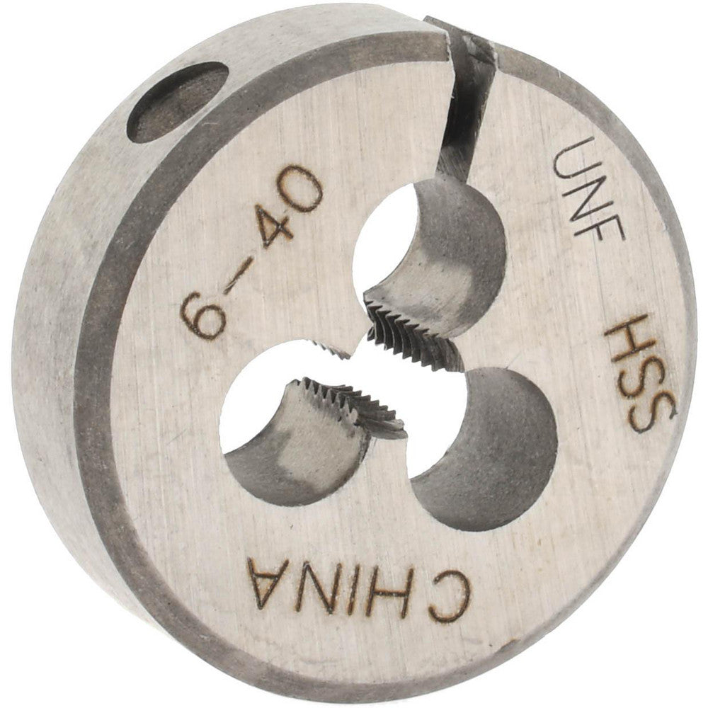 Value Collection 314-1024 Round Die #6-40, High Speed Steel