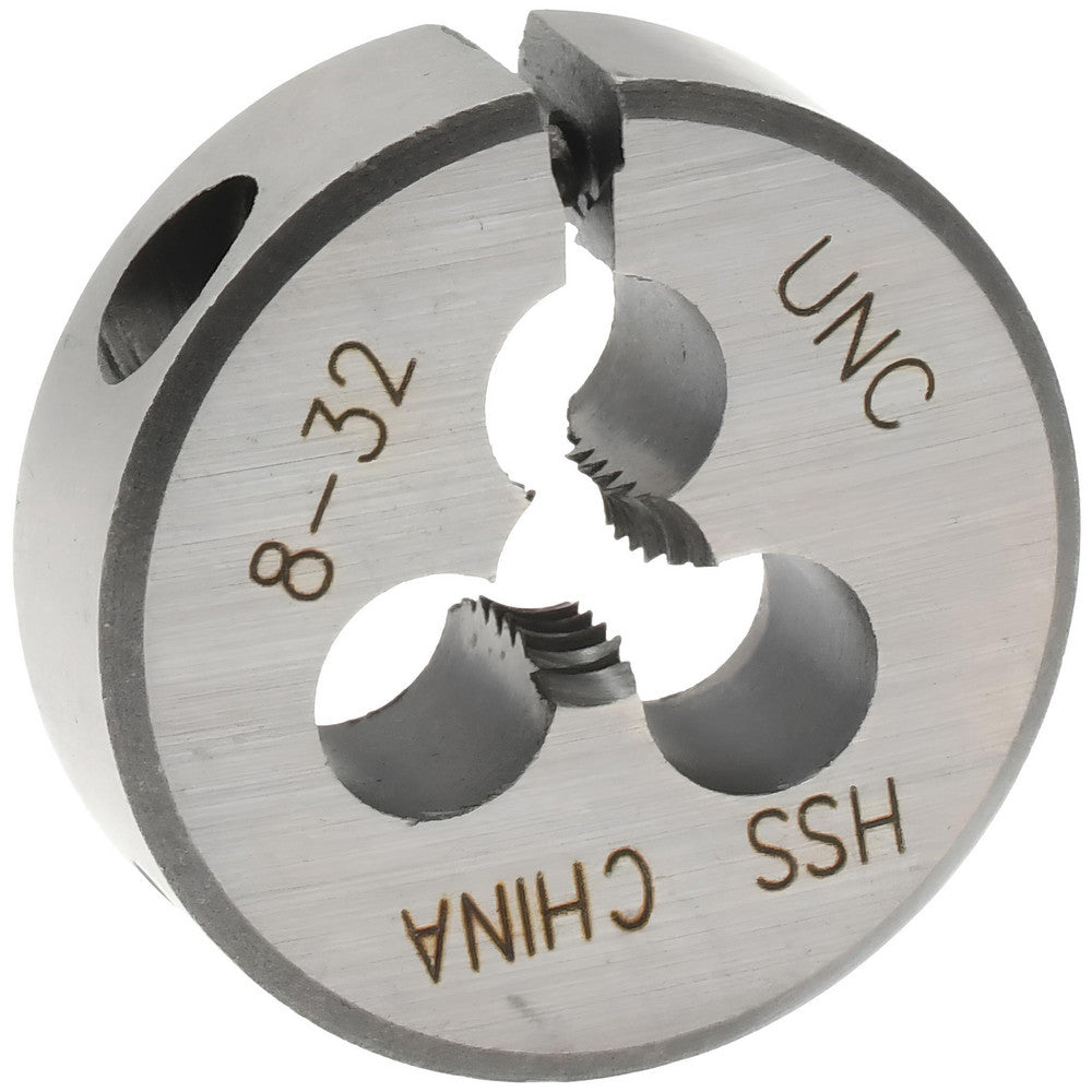 Value Collection 314-1026 Round Die #8-32, High Speed Steel
