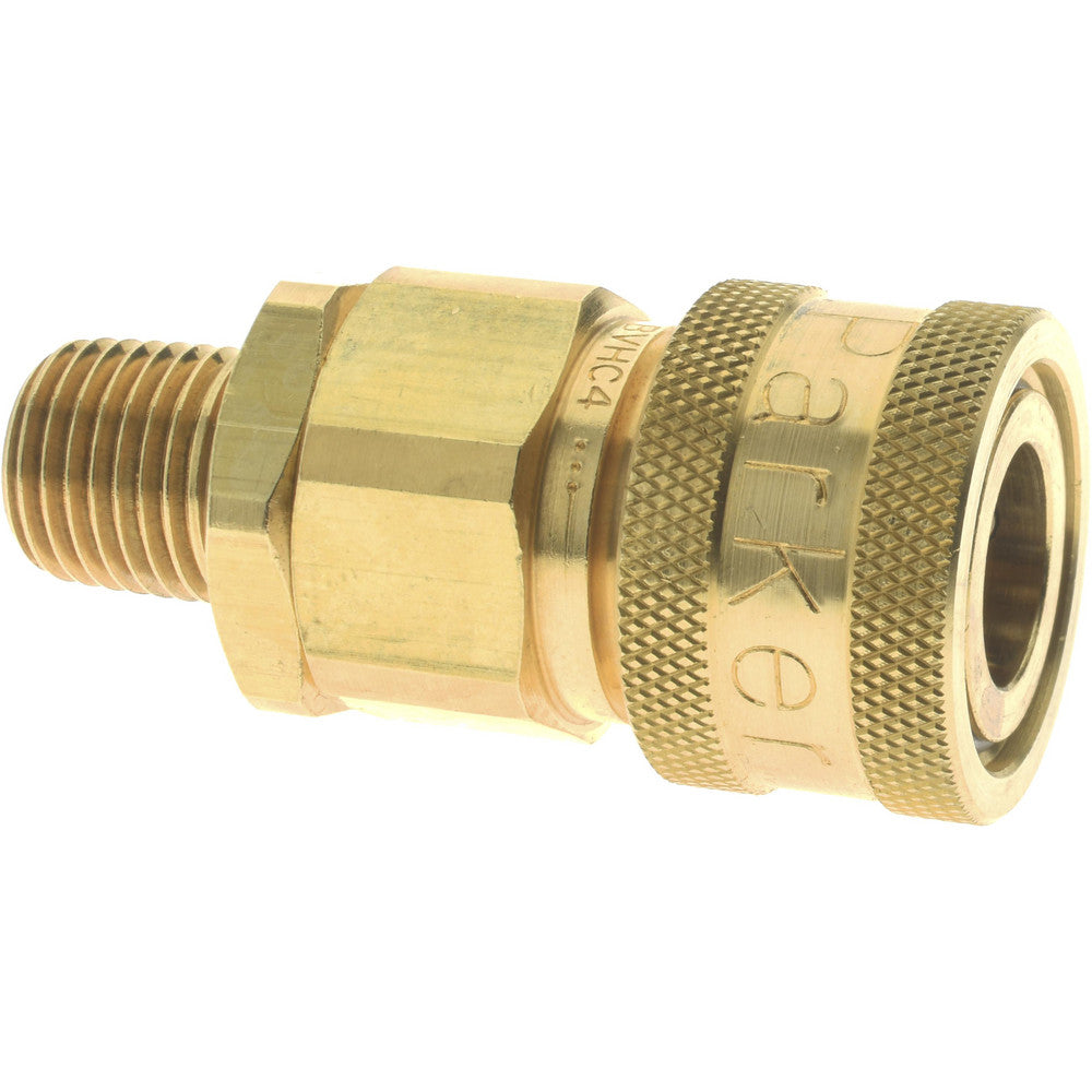 Parker BVHC4-4M Hydraulic Hose MPT Fitting 1/4", 2,250 psi