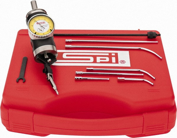 SPI 13-978-2 Test Indicator Kit 9 Pc, 0.25" Measuring Range, 0-5-0 Dial Reading