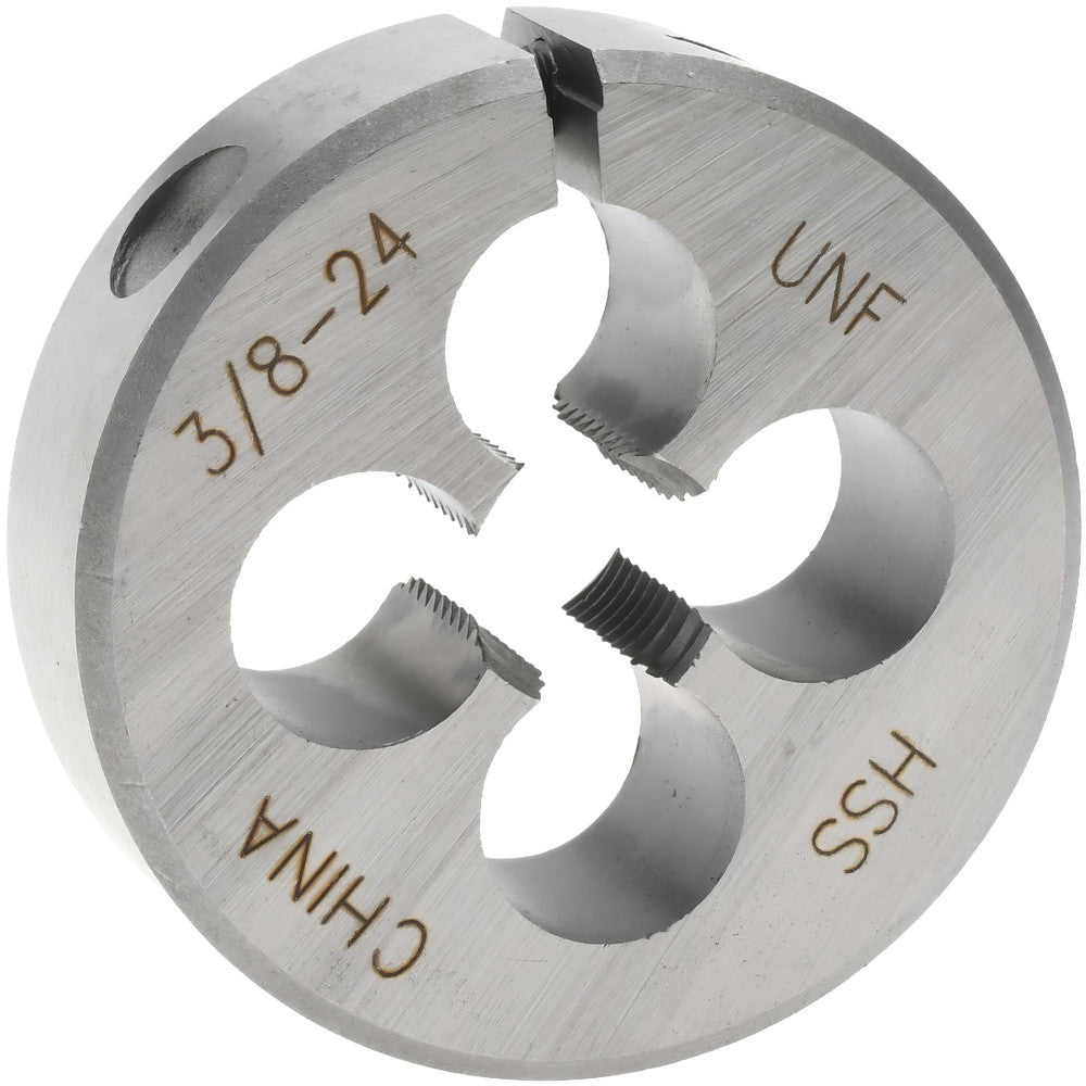 Value Collection 314-1250 Round Die 3/8-24, High Speed Steel