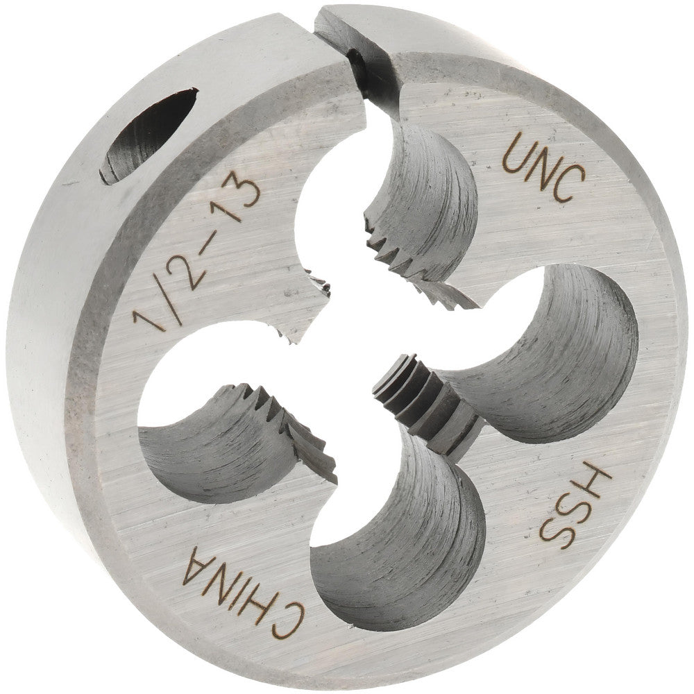 Value Collection 314-1258 Round Die 1/2-13, High Speed Steel