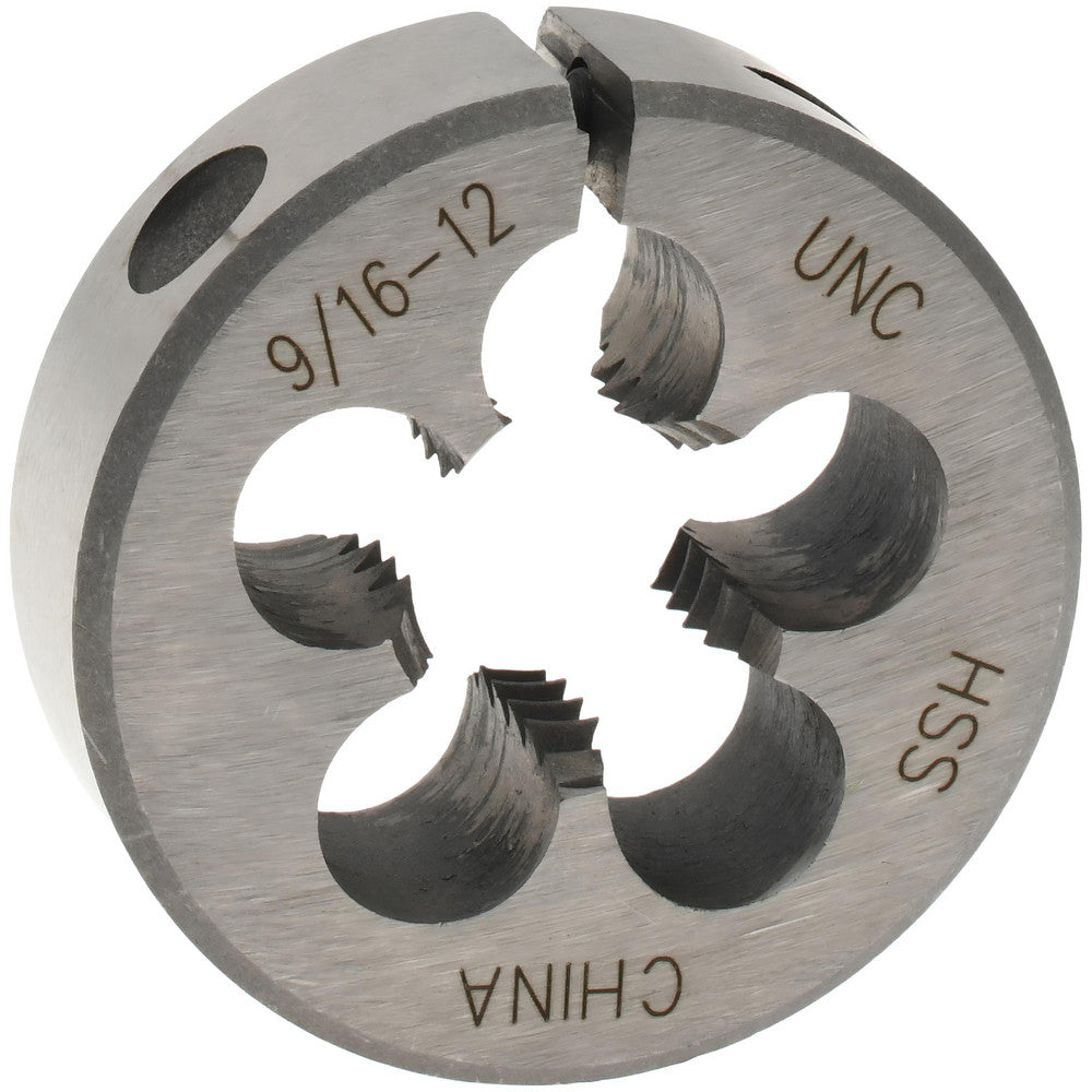 Value Collection 314-1262 Round Die 9/16-12, High Speed Steel