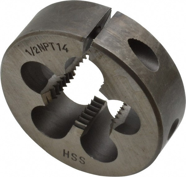 Value Collection 315-2134 1/2-14 NPT x 2" OD Round Adjustable Pipe Die