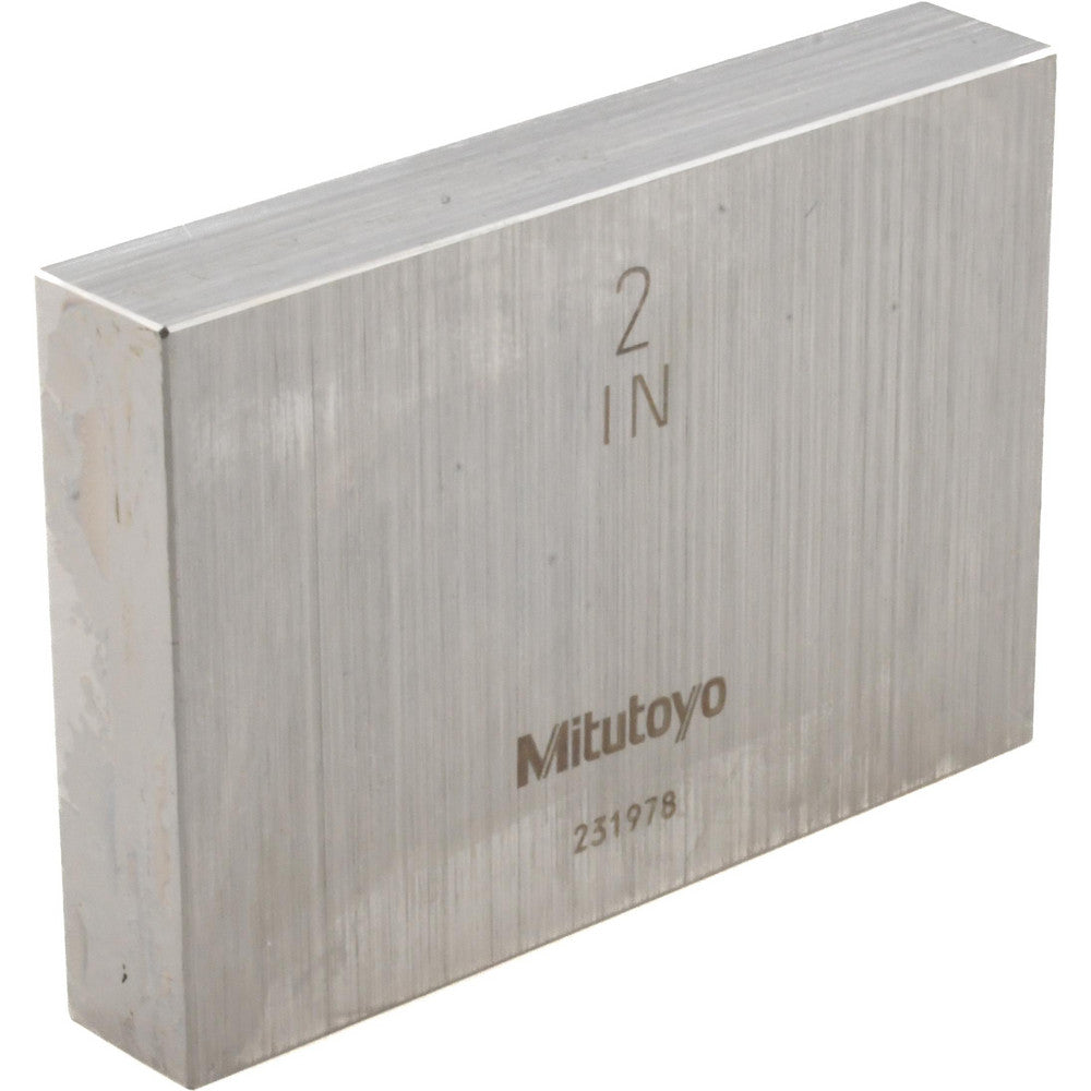 Mitutoyo 611202-541 Rectangle Steel Gage Block 2", Grade AS-1