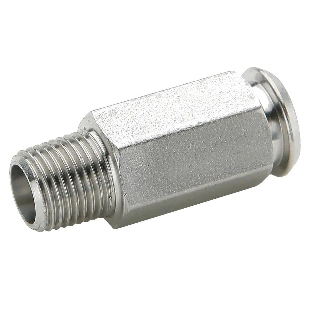 Parker 391PSS-4-4 Compression Tube Pipe Coupler Body 1/4-18" Thread, Compression x MNPT