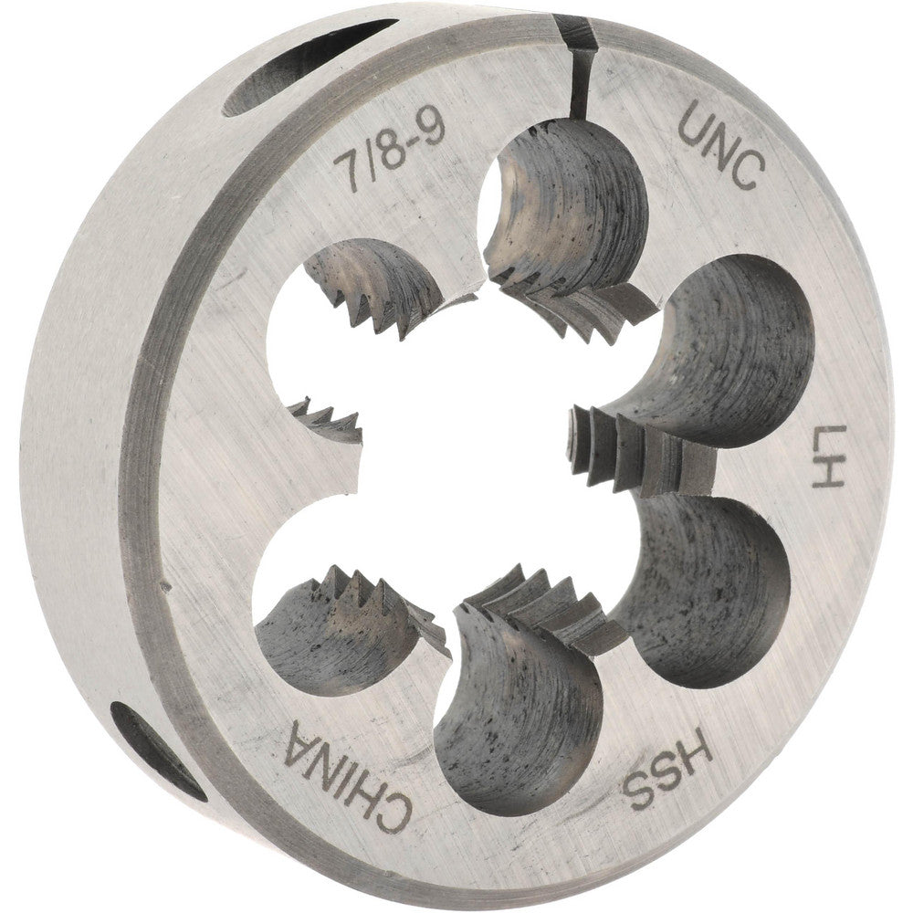 Value Collection 314-4374 Round Die 7/8-9, 2" OD, High Speed Steel