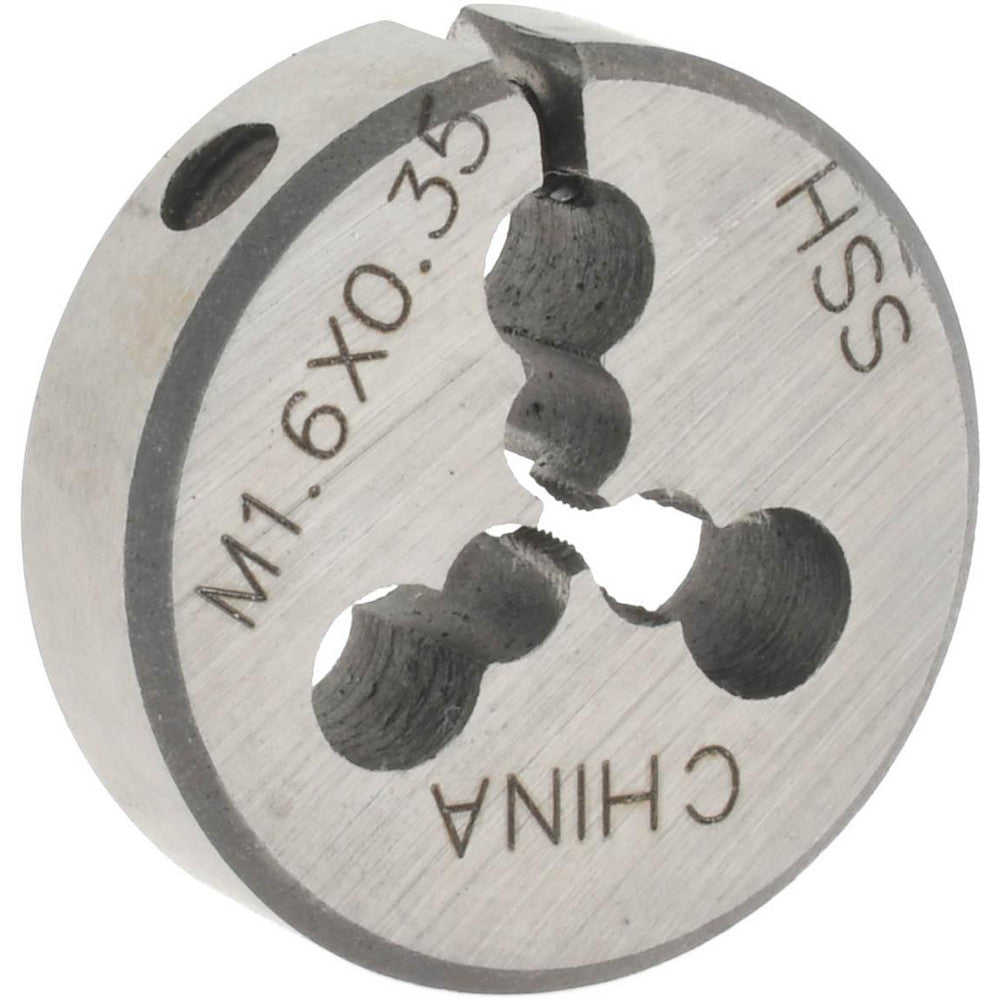 Value Collection 314-1052 Round Die M1.6x0.35, High Speed Steel
