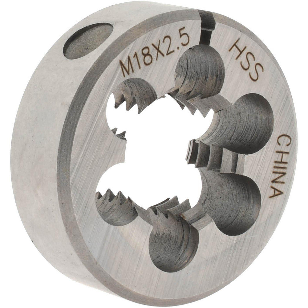 Value Collection 314-1748 Round Die M18x2.5, High Speed Steel