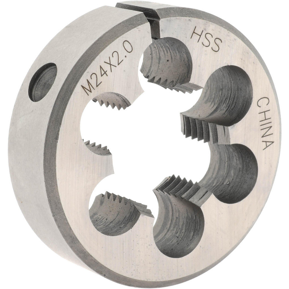 Value Collection 314-1842 Round Die M24x2, 2" OD, High Speed Steel