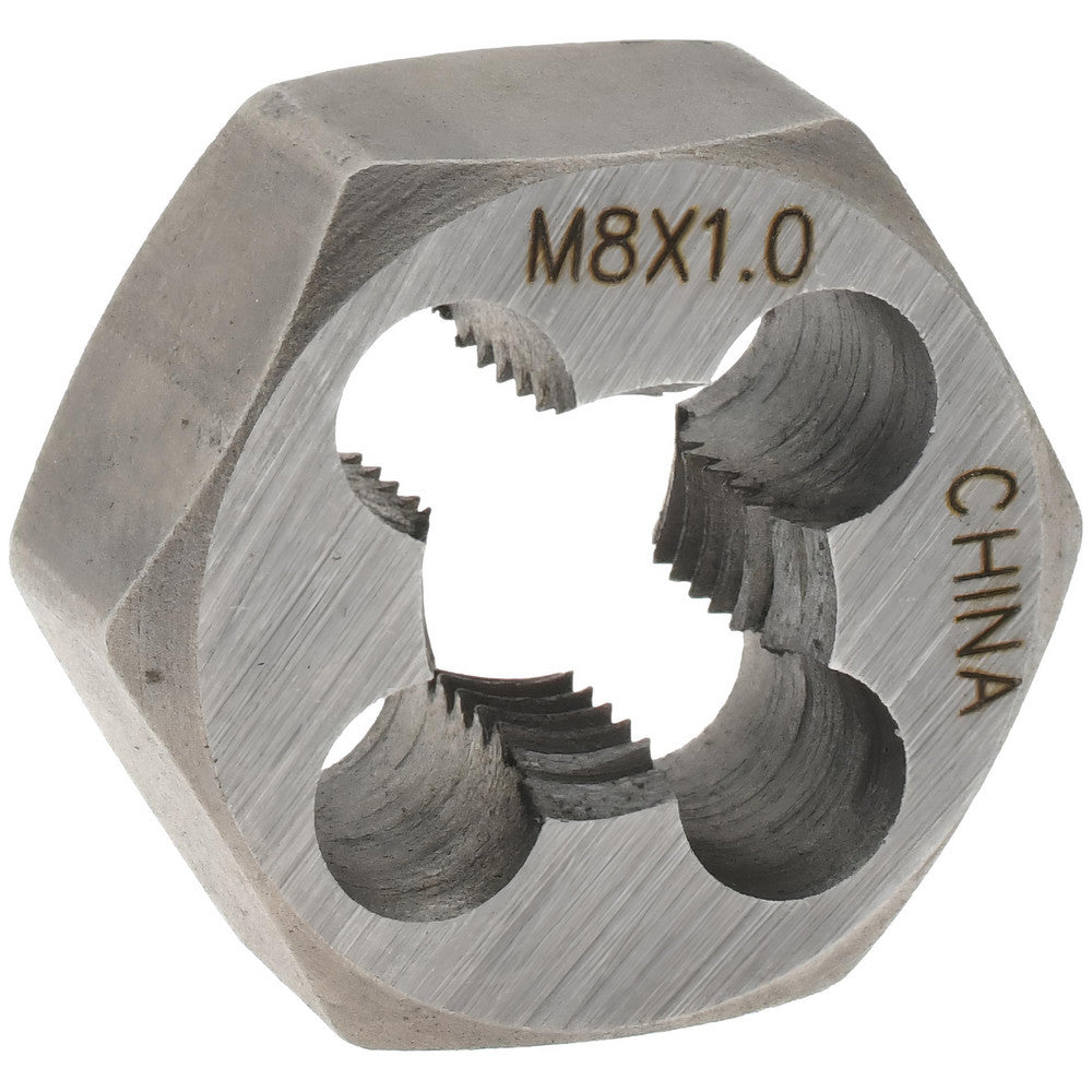 Value Collection 364-0082 Hex Rethreading Die M8x1, Right Hand, Carbon Steel