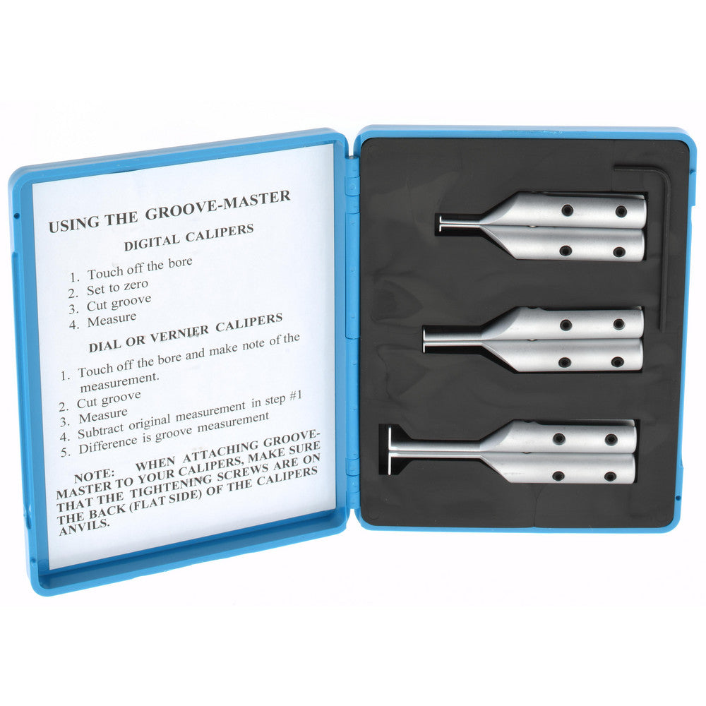 SPI 30-463-4 Caliper Attachment Set 3 Pc, Use with 6" Vernier, Dial & Digital Calipers