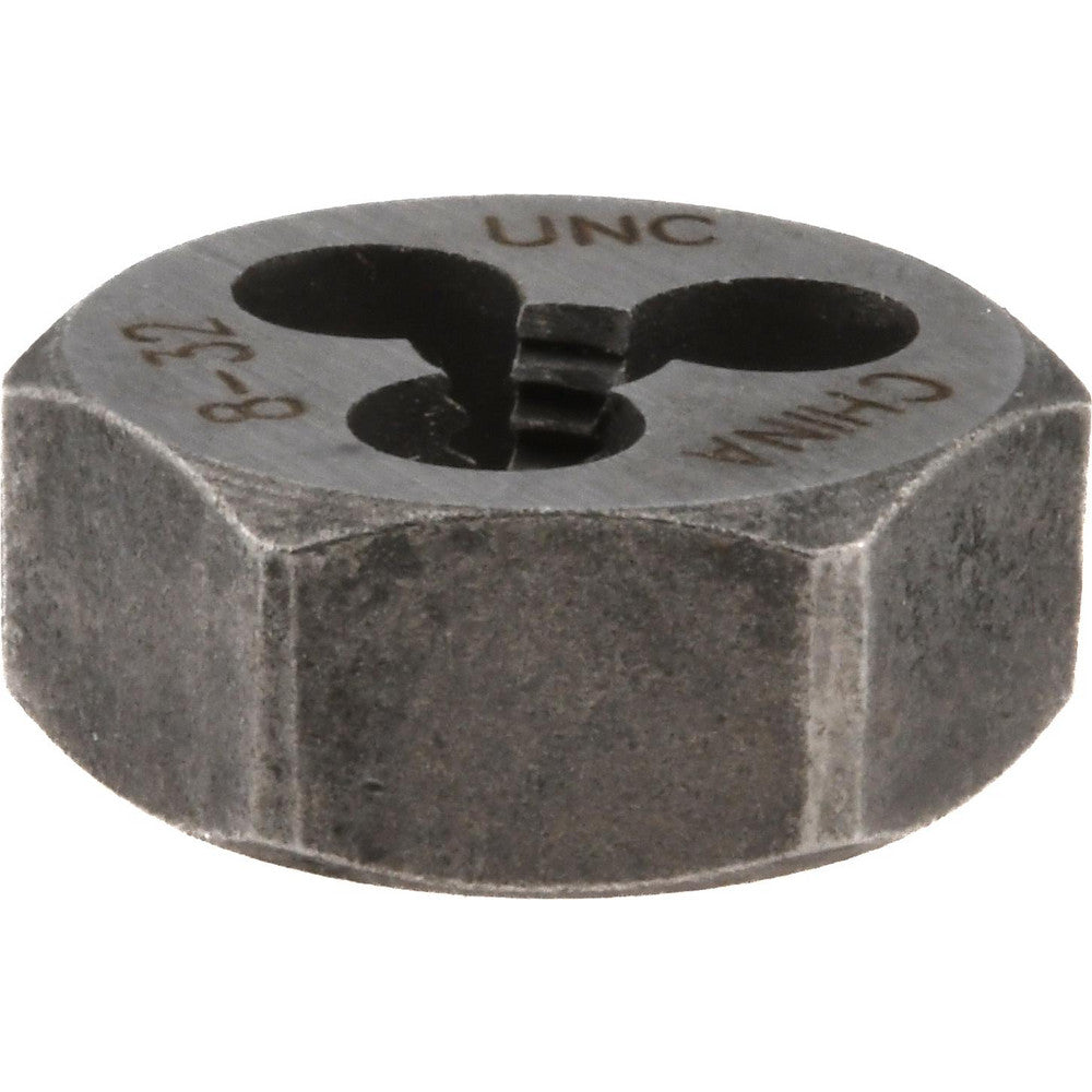 Value Collection 365-0070 Hex Rethreading Die #8-32, Right Hand, Carbon Steel