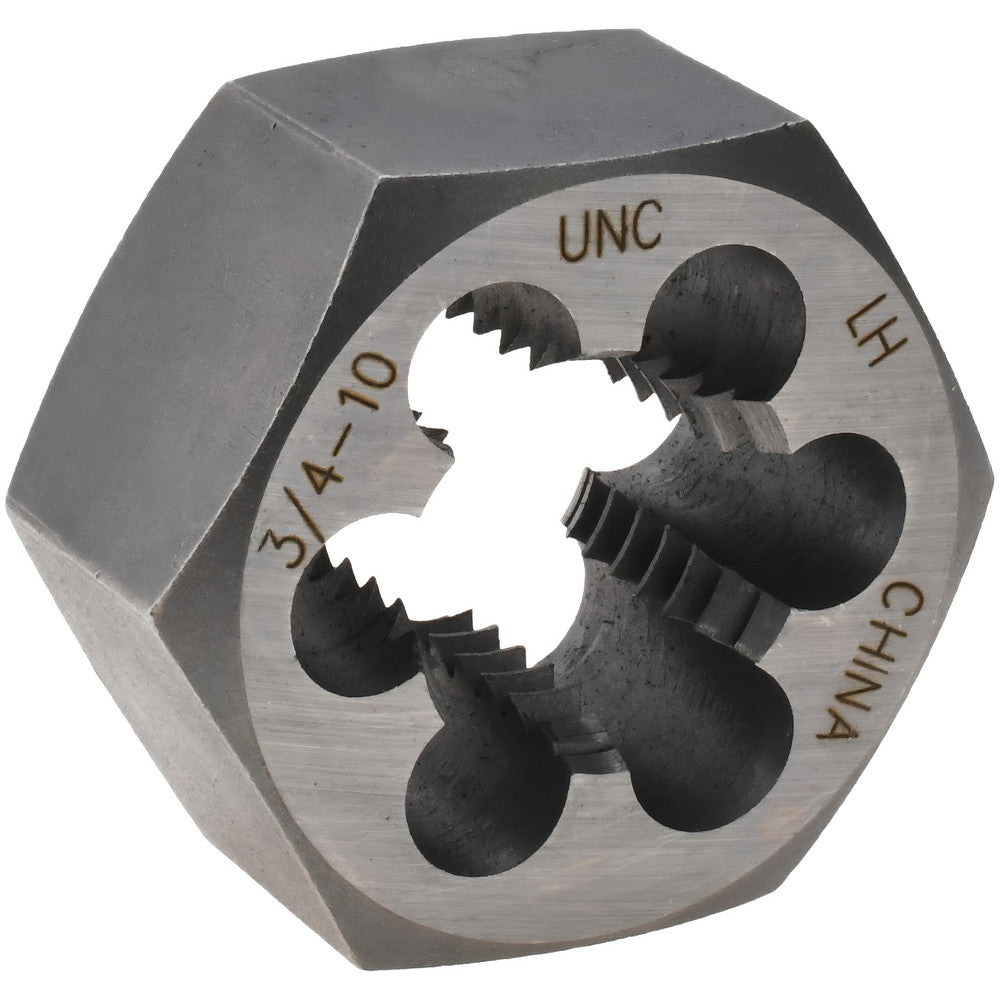 Value Collection 366-0481 Hex Rethreading Die 3/4-10, Left Hand, Carbon Steel