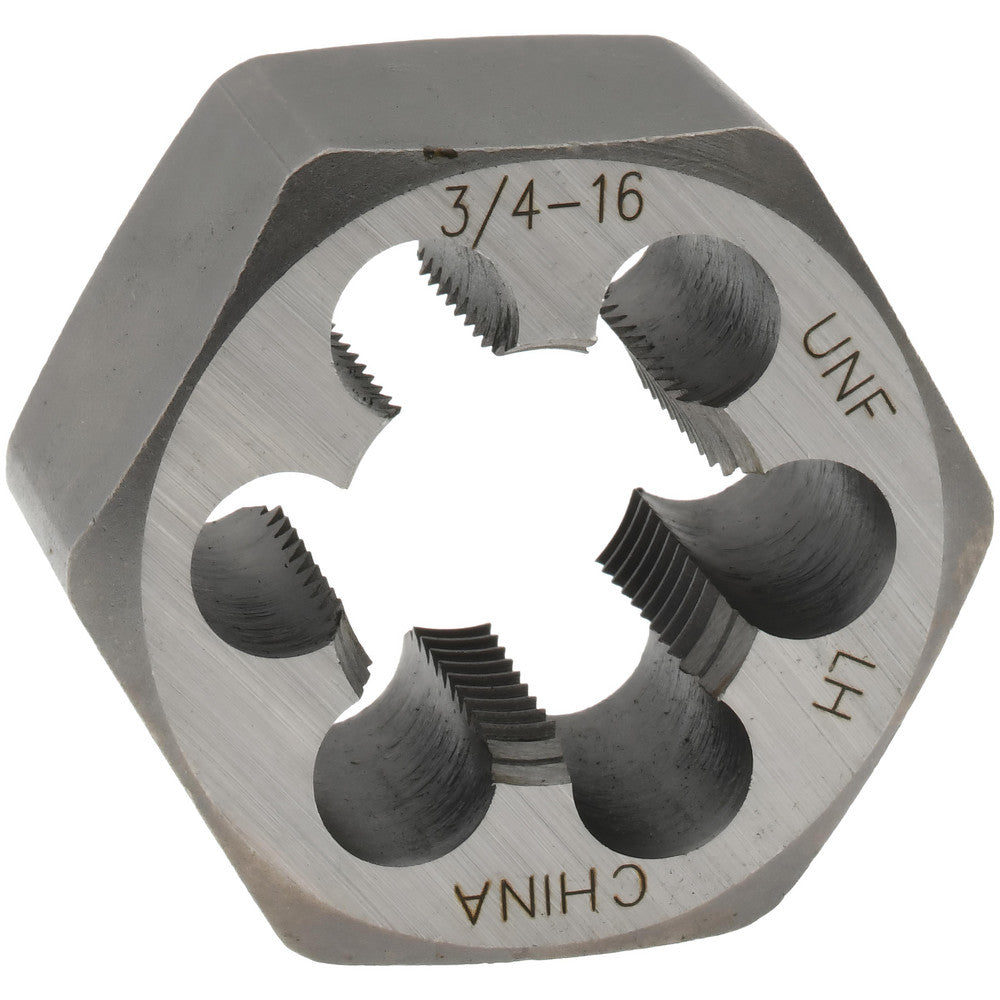 Value Collection 366-0482 Hex Rethreading Die 3/4-16, Left Hand, Carbon Steel