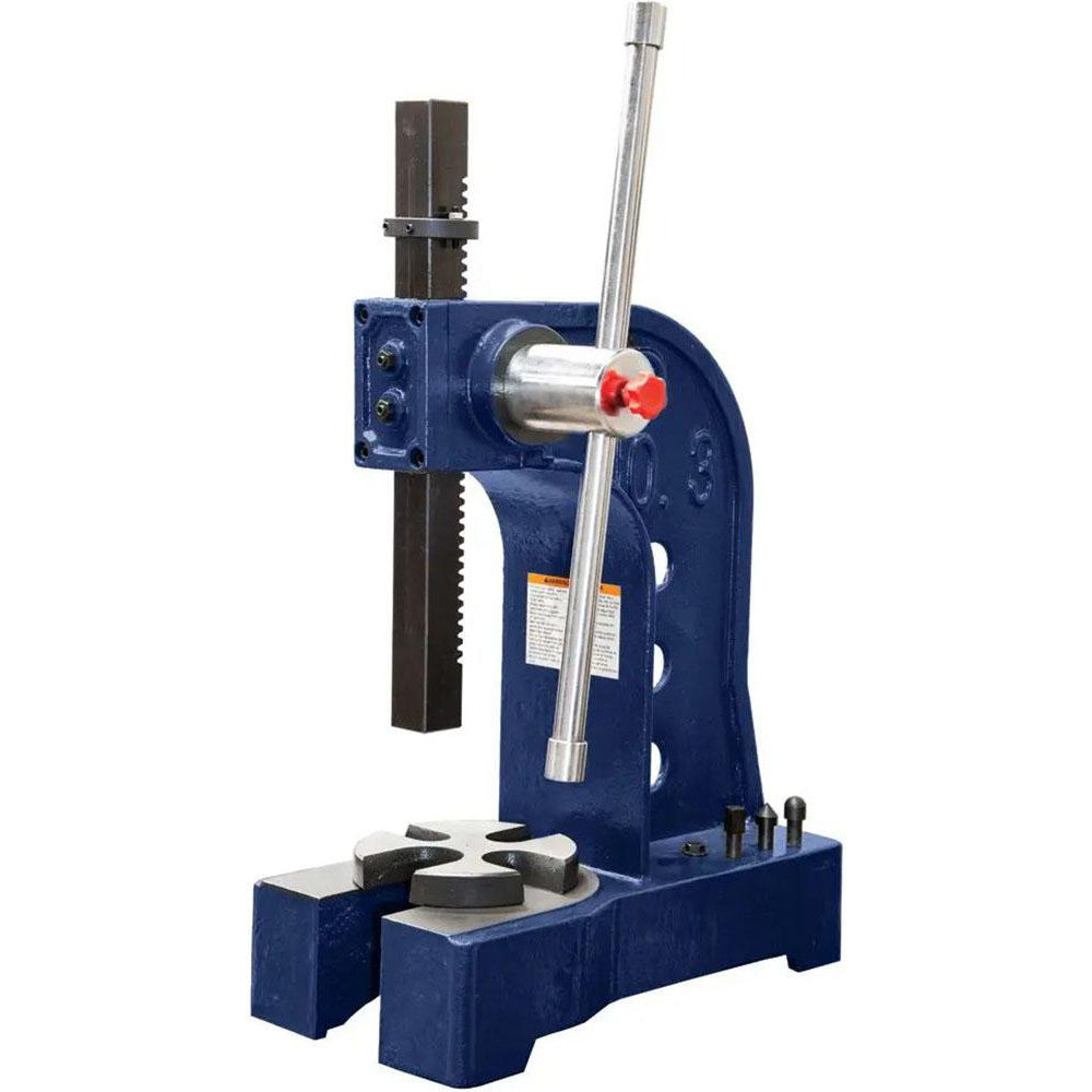 Palmgren 9661201 Arbor Press 1-1/4" Ram, 5-3/8" Throat Depth, 2 Ton Pressure, 8" Max Work Height