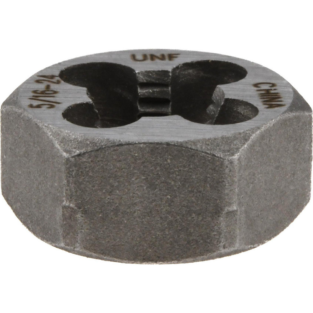 Value Collection 365-0202 Hex Rethreading Die 5/16-24, Right Hand, Carbon Steel