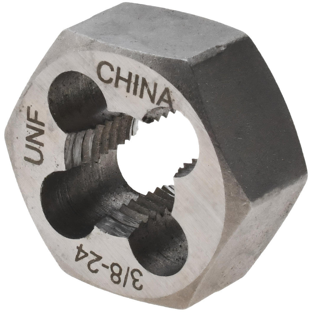 Value Collection 365-0242 Hex Rethreading Die 3/8-24, Right Hand, Carbon Steel