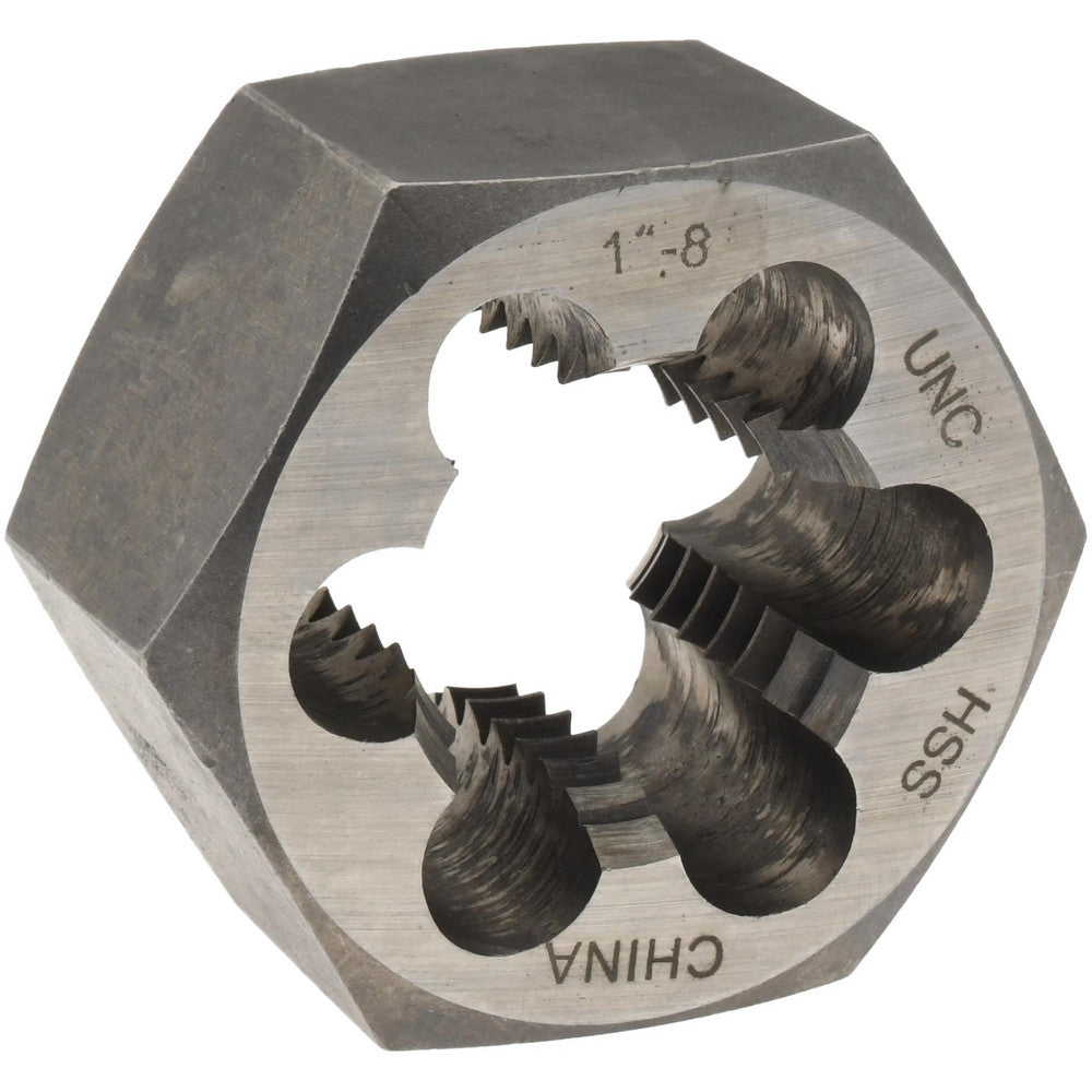 Value Collection 367-0641 Hex Rethreading Die 1-8, 1" Thick, Right Hand, High-Speed Steel