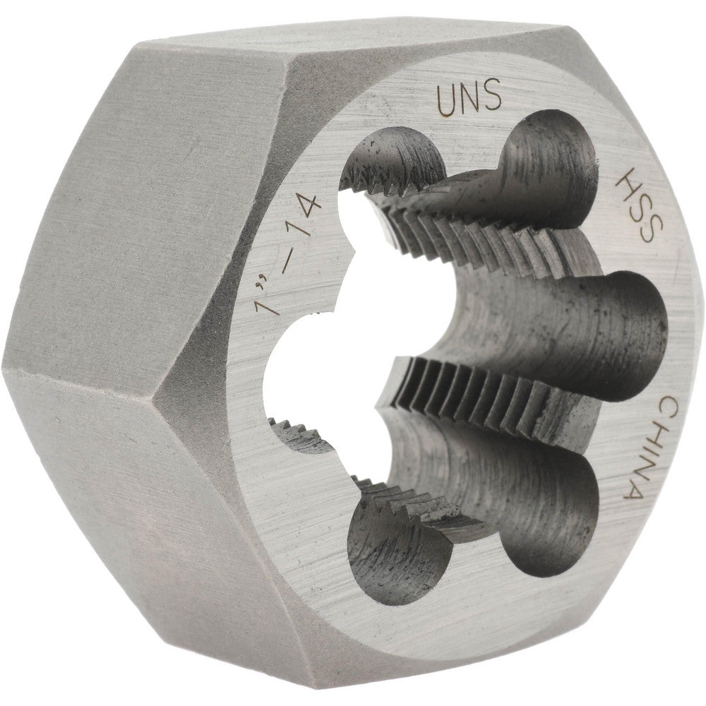 Value Collection 367-0643 Hex Rethreading Die 1-14, 1" Thick, Right Hand, High-Speed Steel