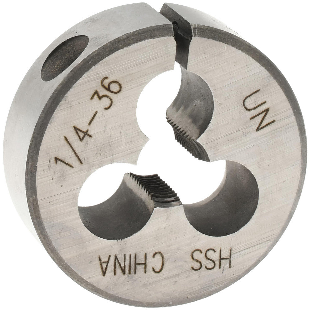 Value Collection 315-1124 Round Die 1/4-36, 1" OD, High Speed Steel