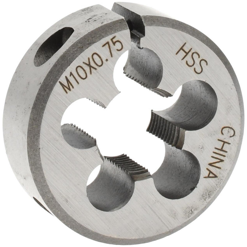 Value Collection 314-1650 Round Die M10x0.75, 1" OD, High Speed Steel