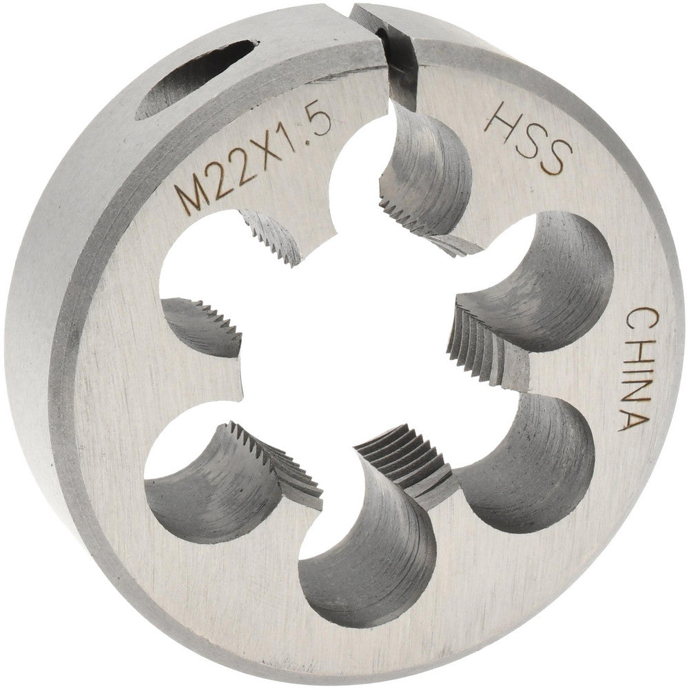 Value Collection 314-1832 Round Die M22x1.5, 2" OD, High Speed Steel