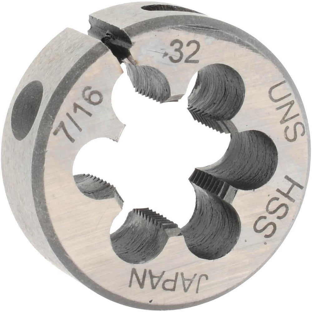 Value Collection 315-1156 Round Die 7/16-32, 1" OD, High Speed Steel