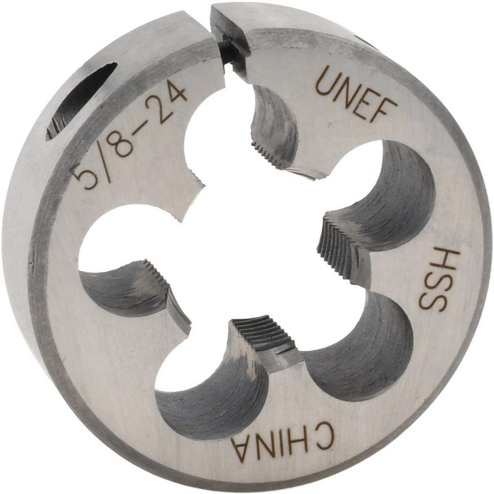 Value Collection 315-1254 Round Die 5/8-24, High Speed Steel
