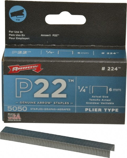 Arrow 224 Galvanized Steel Crown Staple