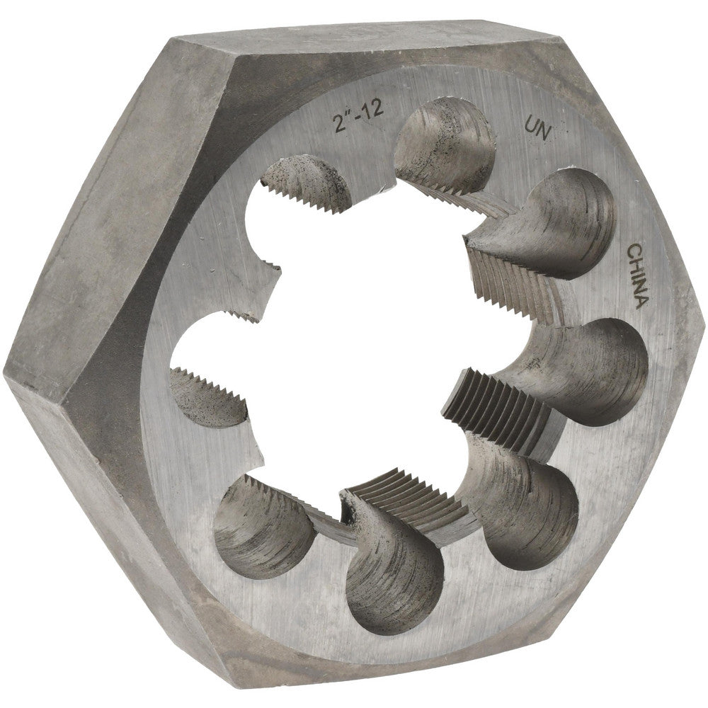 Value Collection 365-2006 Hex Rethreading Die 2-12, Right Hand, Carbon Steel