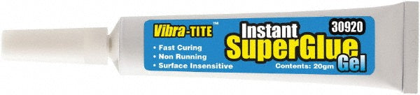 Vibra-Tite 30920 Adhesive Glue 0.7 oz Tube, Clear